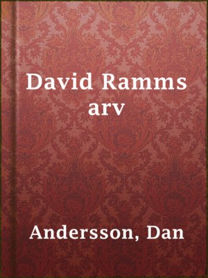 cover image of David Ramms arv